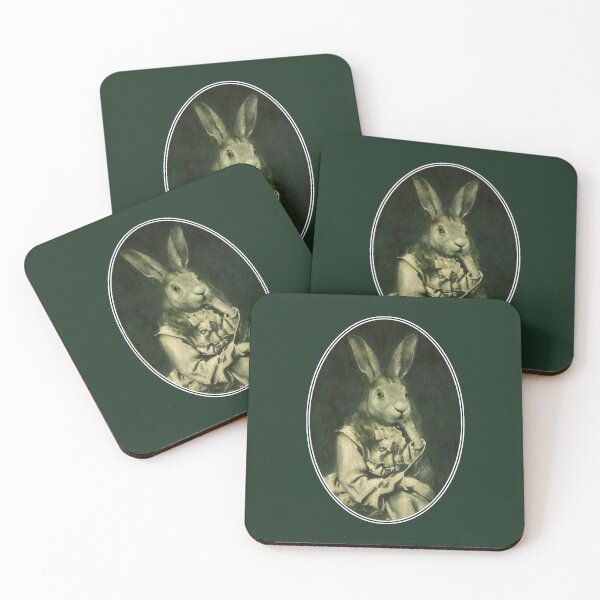 Item preview, Victorian Hare Girl Oval Design designed and sold by mictomart.