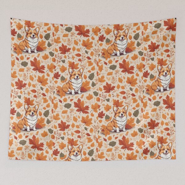 Item preview, Corgi's Cozy Fall Favorites: Autumn Accessories designed and sold by digiscapeart.