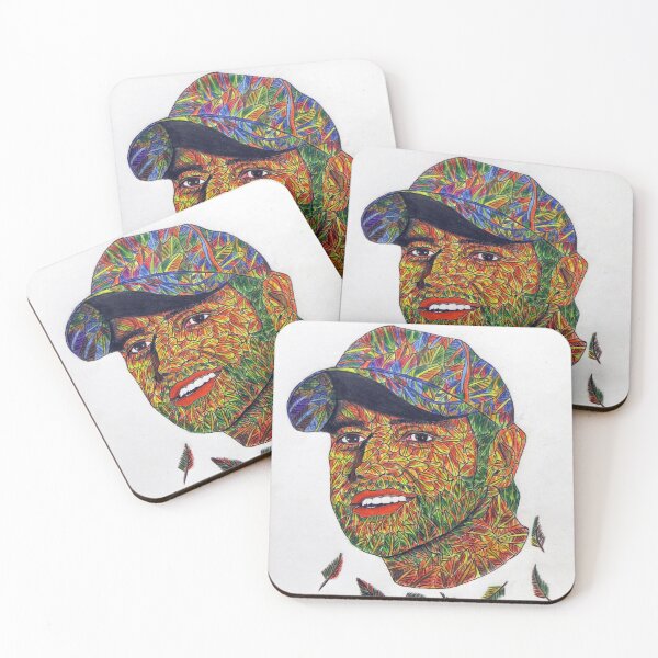 Item preview, MS Dhoni Leaf Art color drawing designed and sold by MubaraksArt.