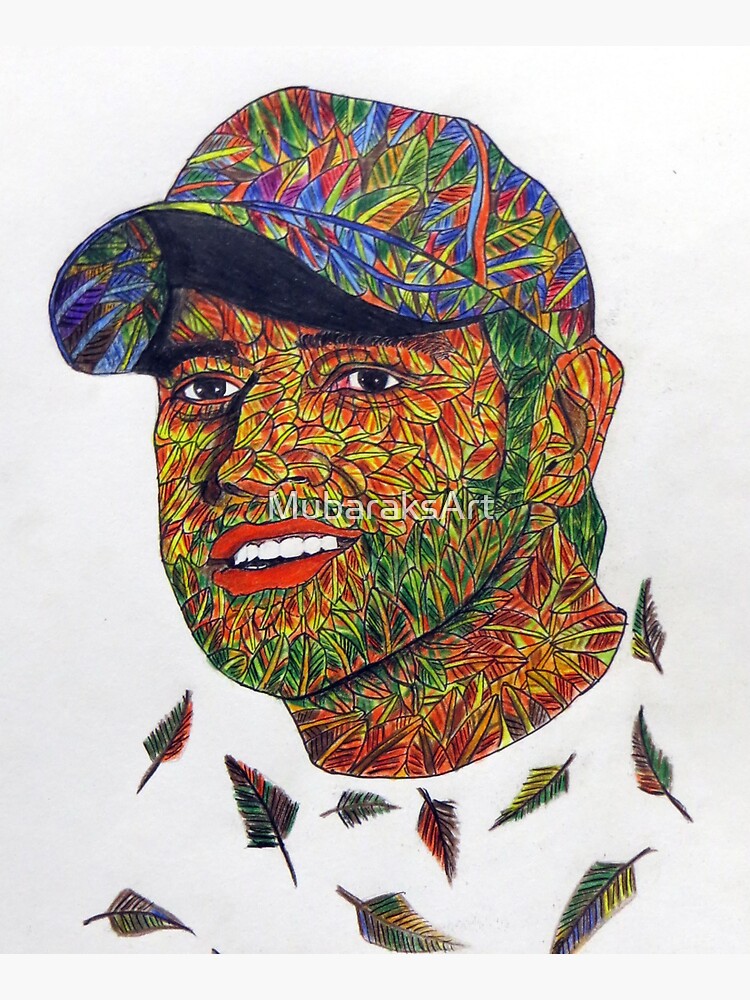 Shailendra art - Pen on paper. Drawing of MS Dhoni for CSK... | Facebook