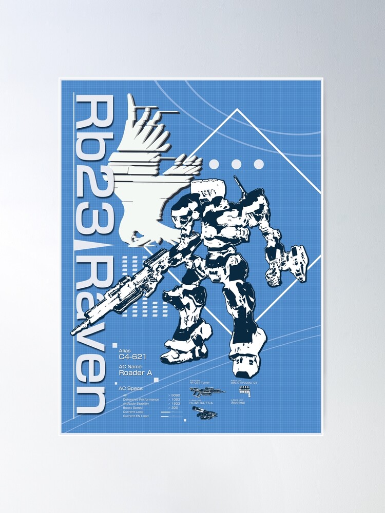 Armored Core Rb23 Raven Blueprint