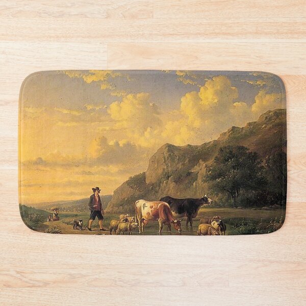 Item preview, Shepherd with Animals designed and sold by tomorrowsart.