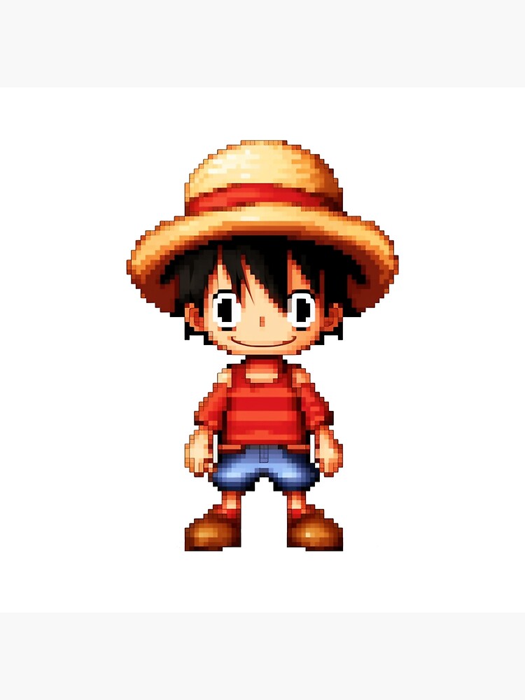 Pixel Hot - One Piece of One Piece pixel art! Luffy!