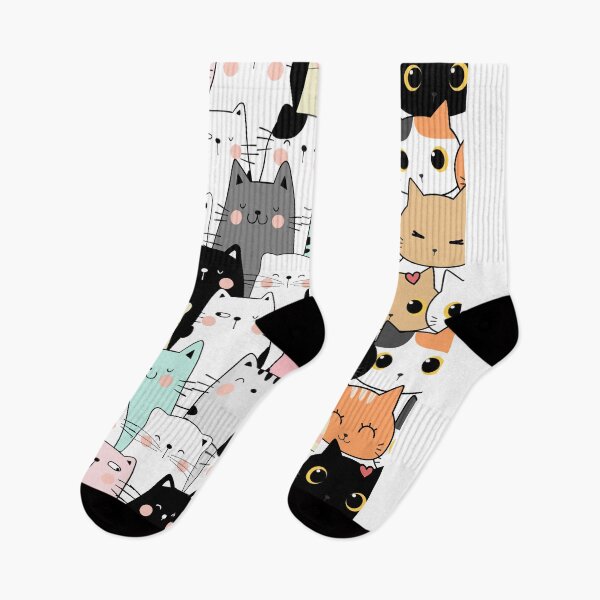 Item preview, Cute Kitten Pattern for all Cat Lovers designed and sold by TenOversix.