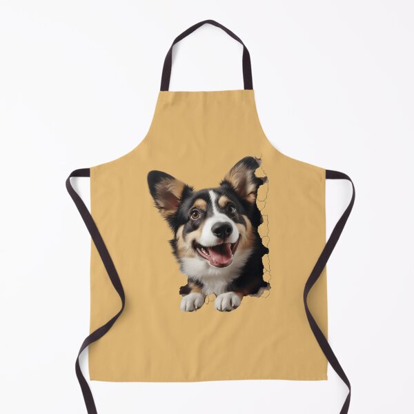 Item preview, Welsh Corgi Dog Breed Popping Out of The Wall #5 designed and sold by DogDigiArt.