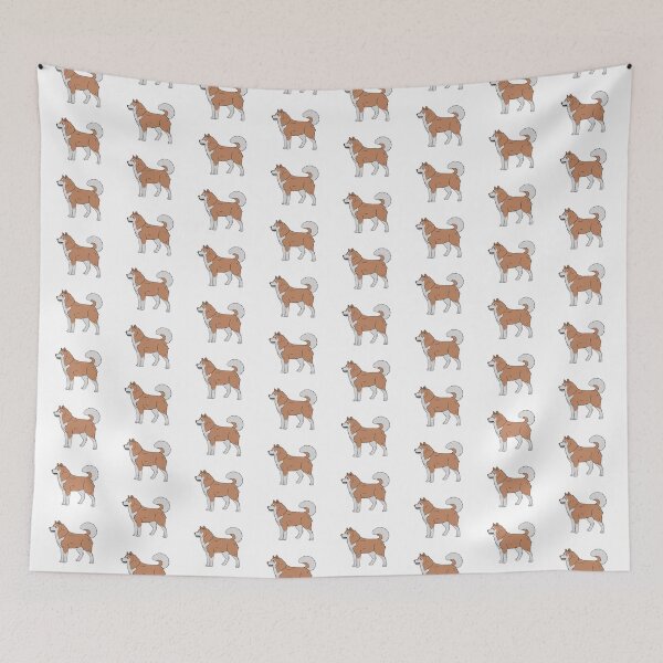 Item preview, Alaskan malamute red and white  designed and sold by Cynthiaetal.