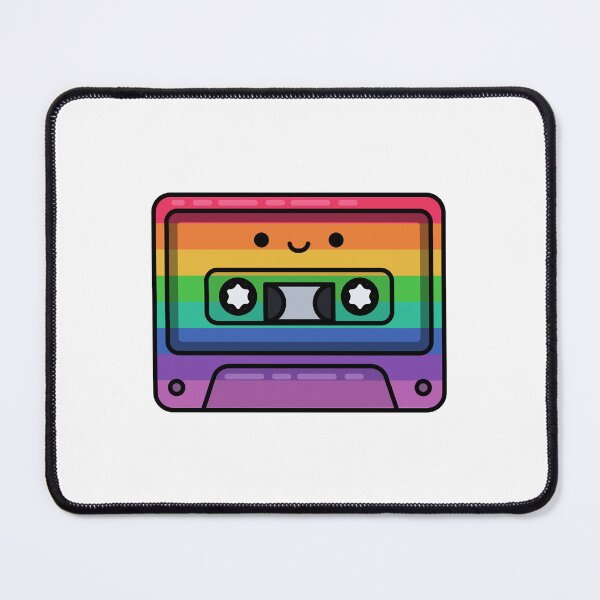 Item preview, Rainbow Cassette designed and sold by SideQuestDoodles.