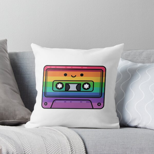Aperçu de l'œuvre Cassette arc-en-ciel créée et vendue par SideQuestDoodles.