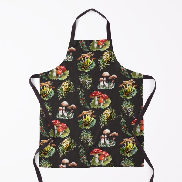 Item preview, Forest mushrooms and conifers. designed and sold by Lemontreeart63.