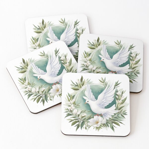 Item preview, Elegant White Peace Dove designed and sold by GreatThouART.