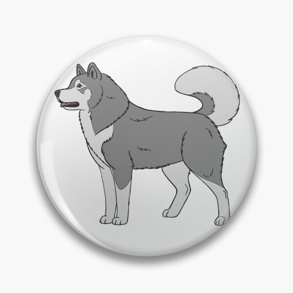 Item preview, Alaskan malamute gray and white  designed and sold by Cynthiaetal.