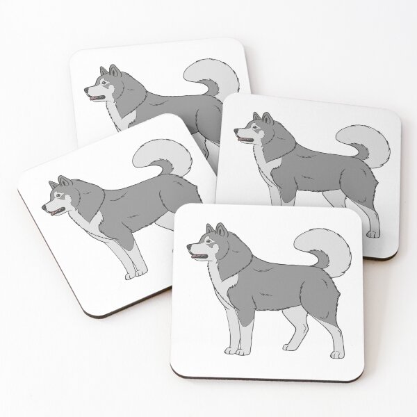 Item preview, Alaskan malamute gray and white  designed and sold by Cynthiaetal.