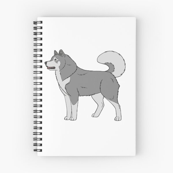 Item preview, Alaskan malamute gray and white  designed and sold by Cynthiaetal.