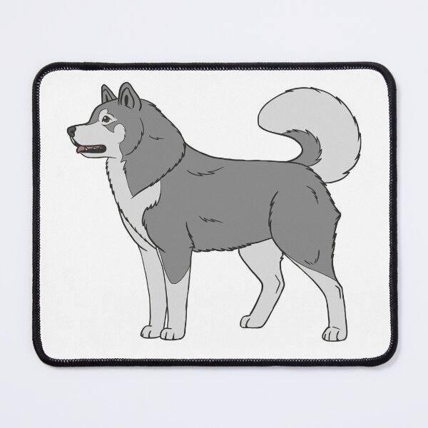 Item preview, Alaskan malamute gray and white designed and sold by Cynthiaetal.