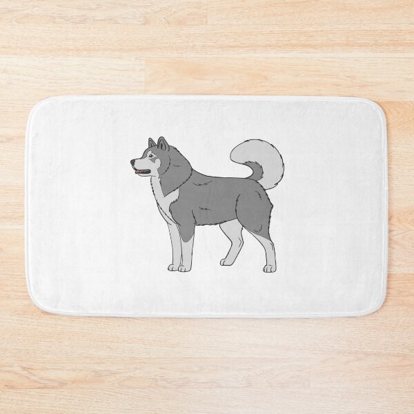 Item preview, Alaskan malamute gray and white  designed and sold by Cynthiaetal.