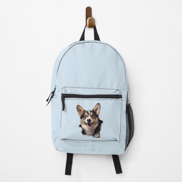 Artikelvorschau, Welsh Corgi-Hunderasse springt aus der Wand #4 entworfen und verkauft von DogDigiArt.