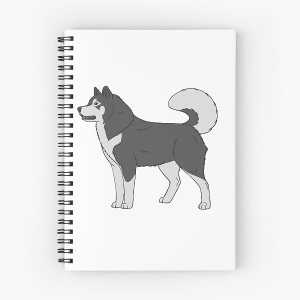 Item preview, Alaskan malamute black and white  designed and sold by Cynthiaetal.