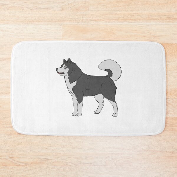 Item preview, Alaskan malamute black and white  designed and sold by Cynthiaetal.