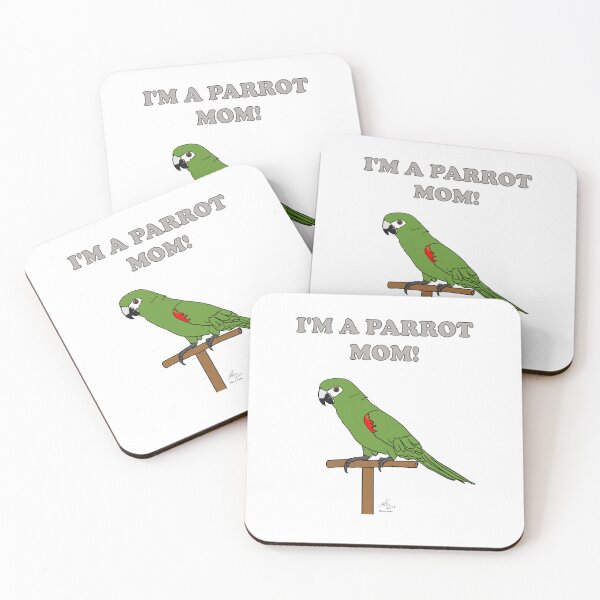 Item preview, I'm a Parrot Mom! - Hahn's Macaw designed and sold by Laughing Parrot Studio.