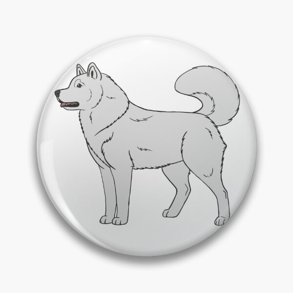 Item preview, Alaskan malamute white  designed and sold by Cynthiaetal.