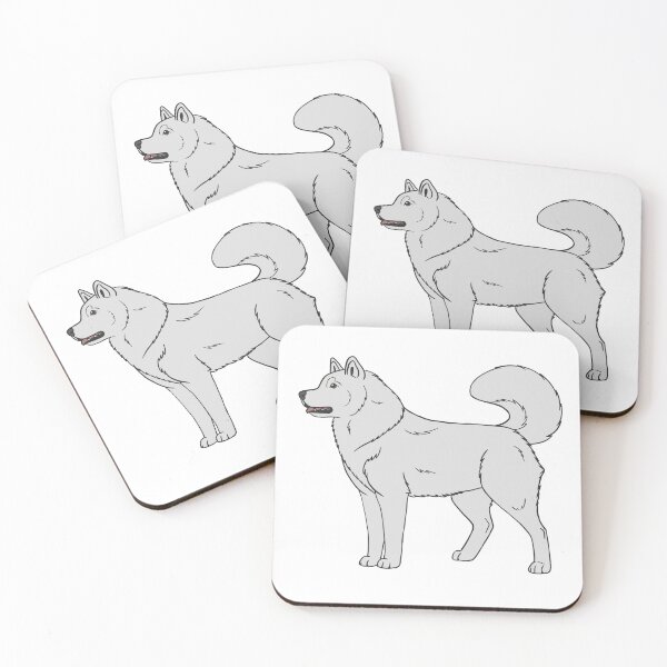 Item preview, Alaskan malamute white  designed and sold by Cynthiaetal.