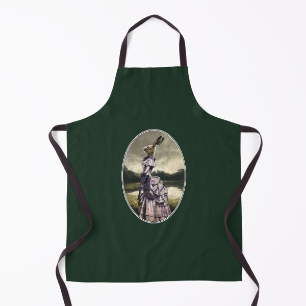 Item preview, Victorian Hare Lady Oval Design designed and sold by mictomart.