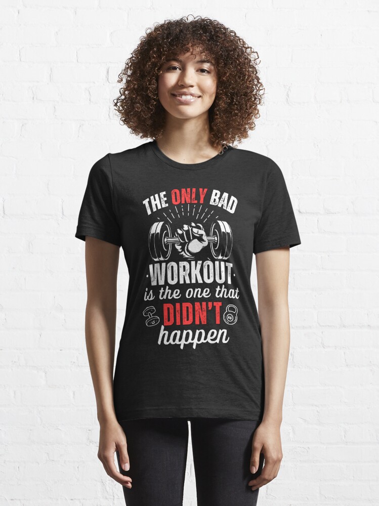 The Only Bad Workout Gym Quote Water Bottle by #GymGoals