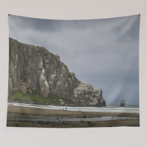 Item preview, Morro Rock (flooded beach) designed and sold by williamsrdan.