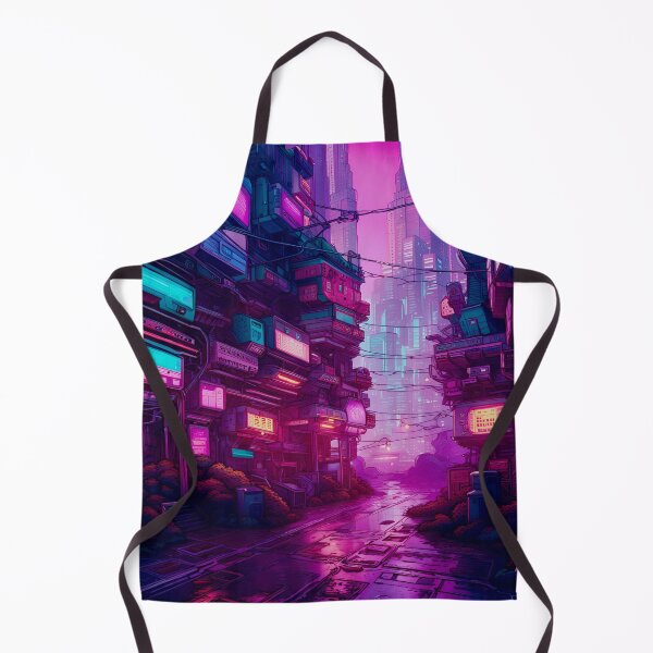 Item preview, Cyberpunk Empty City Street designed and sold by Ink Art Design.