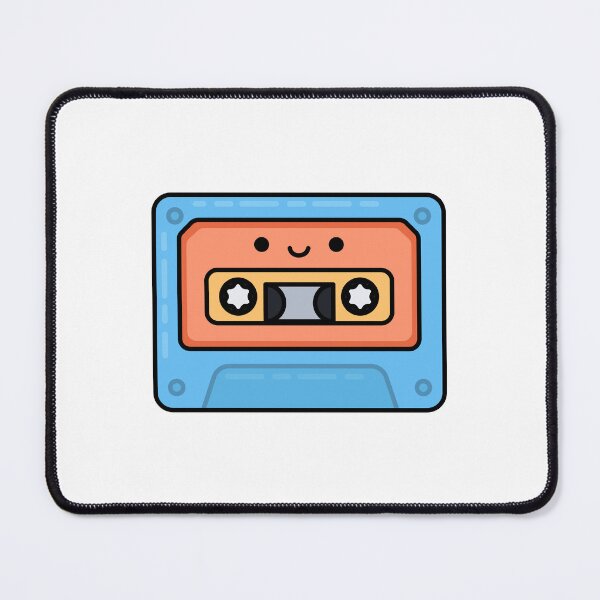 Item preview, Blue and Orange Cassette designed and sold by SideQuestDoodles.