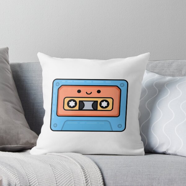 Item preview, Blue and Orange Cassette designed and sold by SideQuestDoodles.