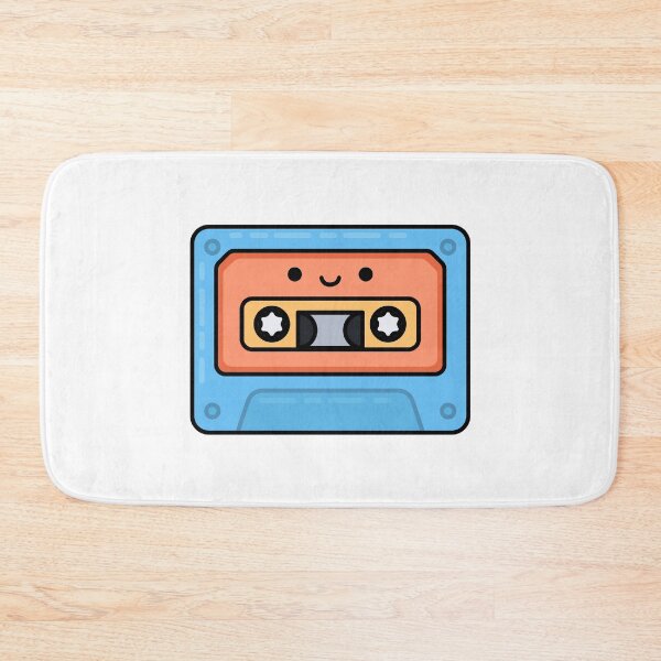Item preview, Blue and Orange Cassette designed and sold by SideQuestDoodles.