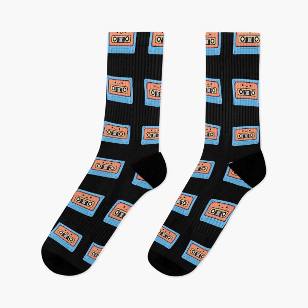 Item preview, Blue and Orange Cassette designed and sold by SideQuestDoodles.