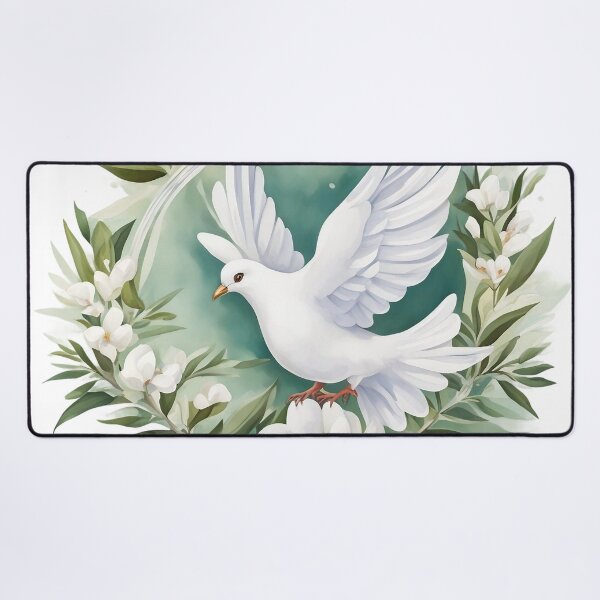 Item preview, Elegant White Peace Dove designed and sold by GreatThouART.