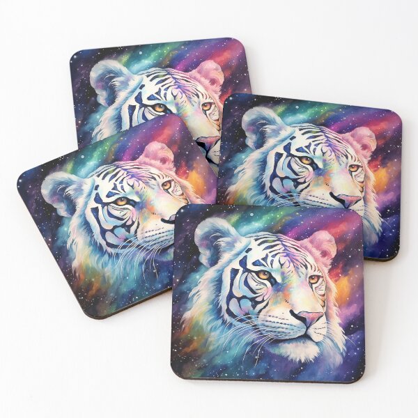 Item preview, Watercolor White Tiger designed and sold by MilesAI.