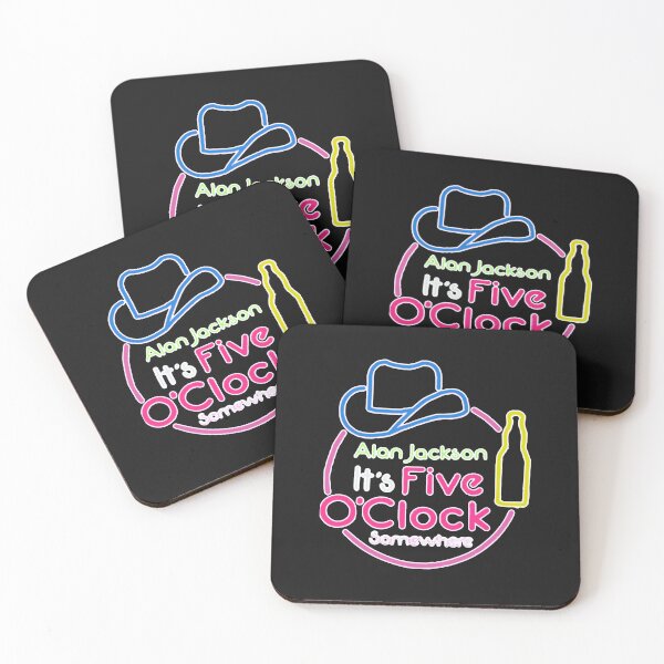 Item preview, Alan-Jackson-Its-Five-oclock-Somwhere-Neon-- designed and sold by GarrexattPatric.