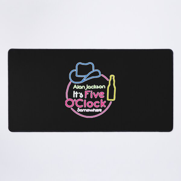 Item preview, Alan-Jackson-Its-Five-oclock-Somwhere-Neon-- designed and sold by GarrexattPatric.
