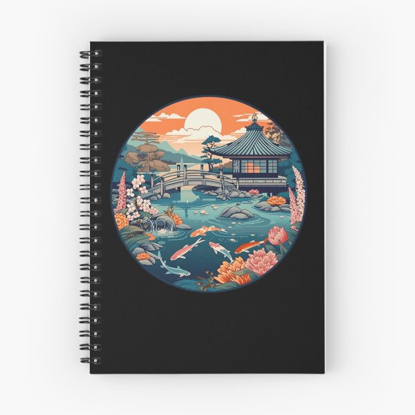 Artikelvorschau, Zen-Garten mit Koi-Fischen entworfen und verkauft von TeePulseMania.