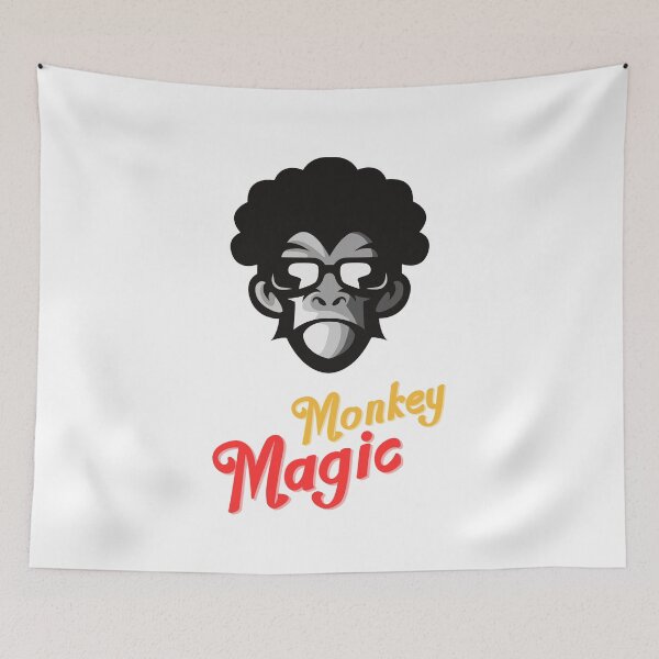 Item preview, Monkey magic chimp retro style designed and sold by CleanDecor.