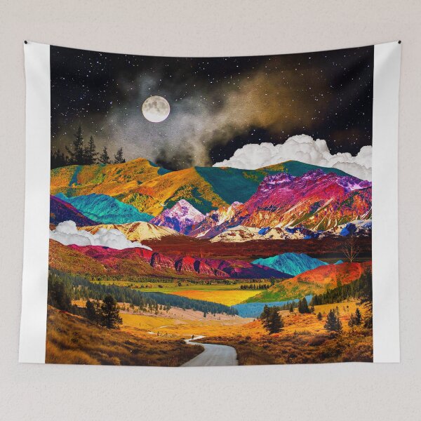 Item preview, Mountainquest (Night Version) designed and sold by Moonquestart.