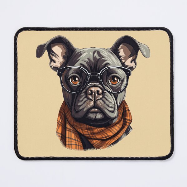 Item preview, Hipster French Bulldog designed and sold by ZombieLH.