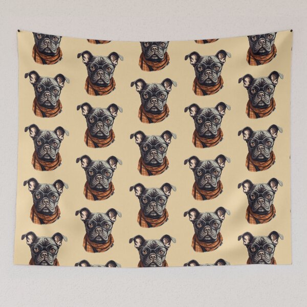 Item preview, Hipster French Bulldog designed and sold by ZombieLH.