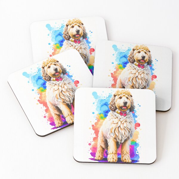 Item preview, Happy Komondor designed and sold by Imaginaria Inkworks.