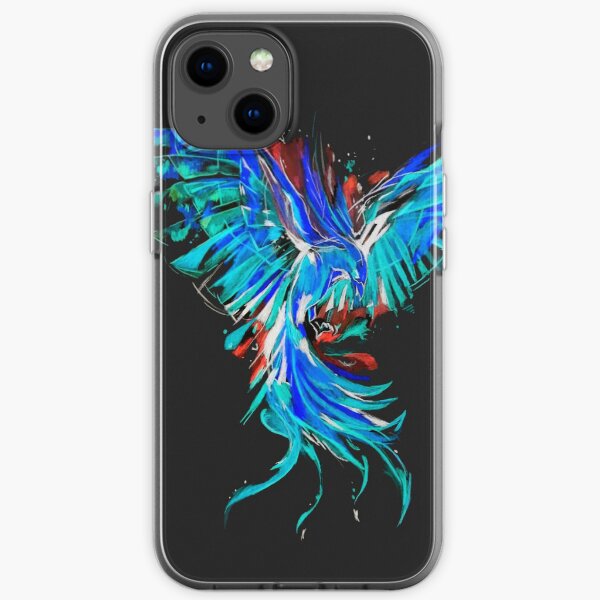 blue phoenix iPhone Soft Case