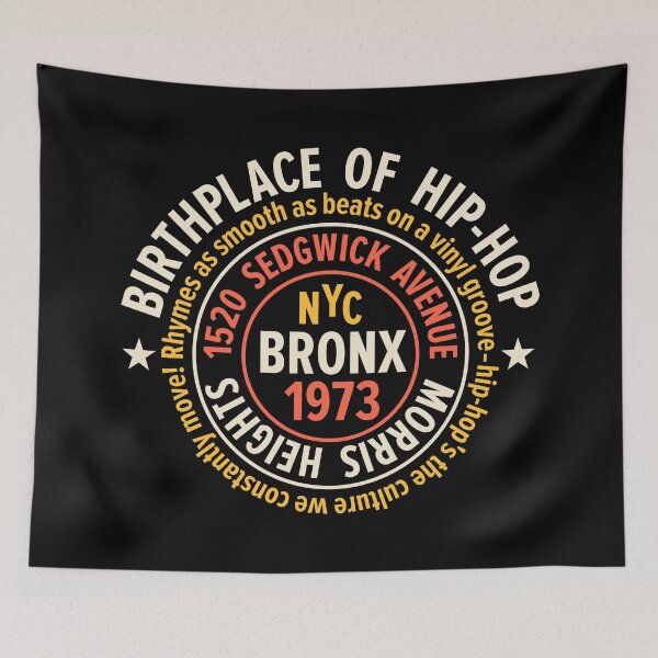 Item preview, Bronx Hip-Hop - Celebrating 50 Years of Rhymes and Rhythms designed and sold by Boogosh.