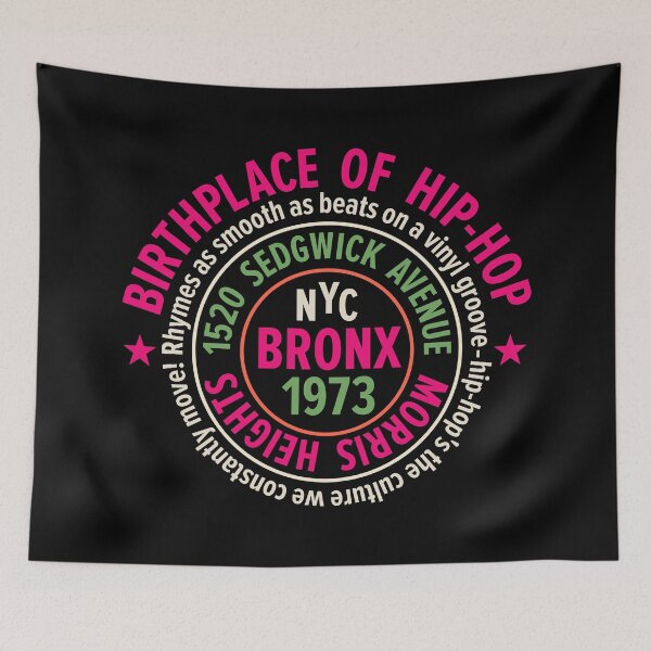 Item preview, Bronx Hip-Hop - Celebrating 50 Years of Rhymes and Rhythms designed and sold by Boogosh.