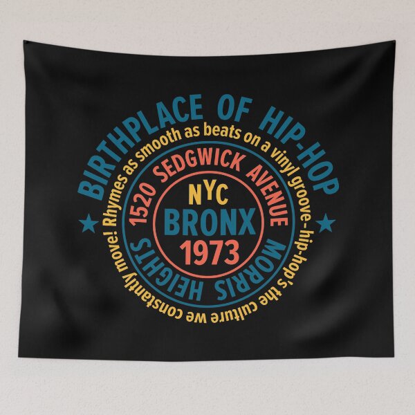 Item preview, Bronx Hip-Hop - Celebrating 50 Years of Rhymes and Rhythms designed and sold by Boogosh.