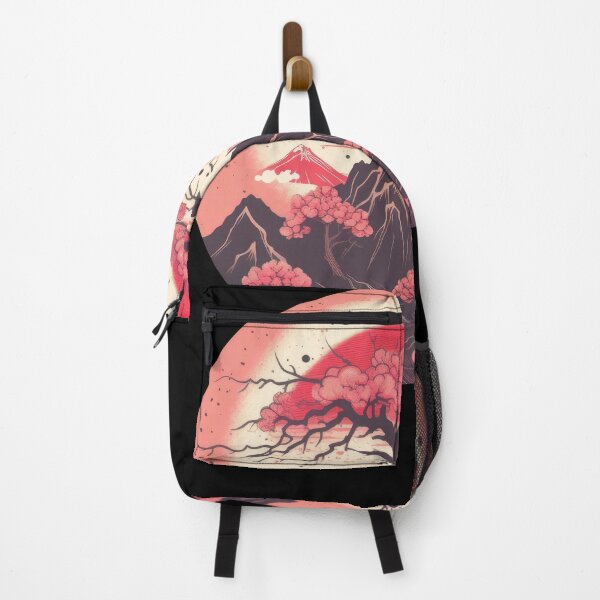 Item preview, Mountain sun tree red designed and sold by TeePulseMania.