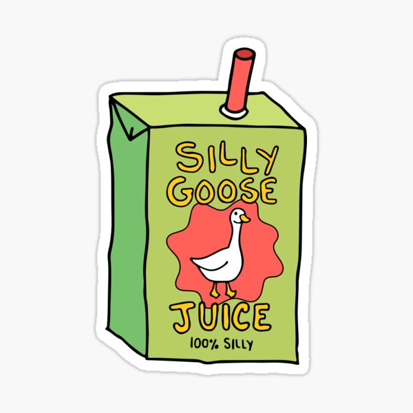 Silly Goose Animal Pun Sticker 7 Pack – Big Moods