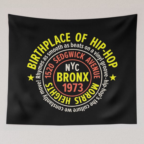 Item preview, Bronx Hip-Hop - Celebrating 50 Years of Rhymes and Rhythms designed and sold by Boogosh.